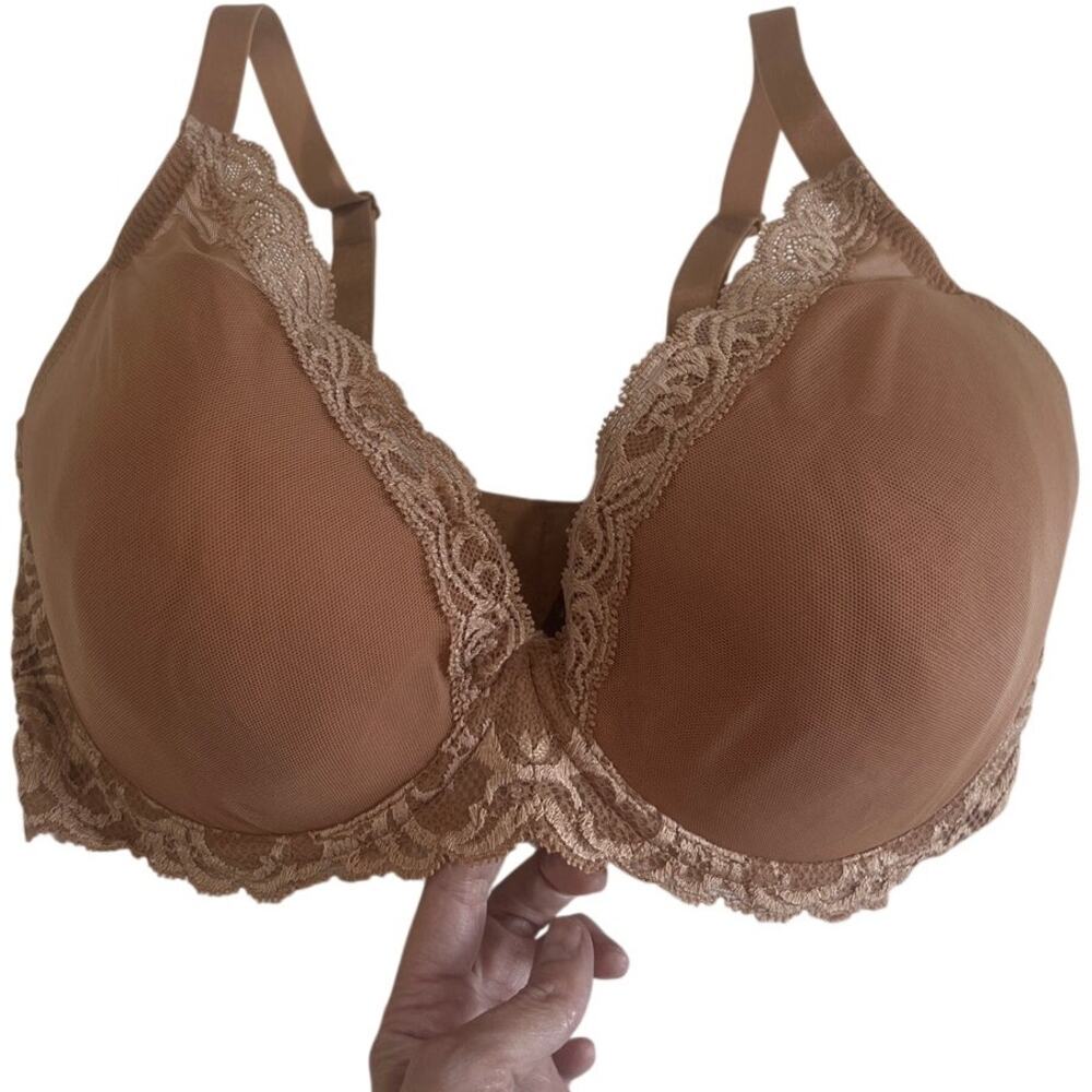 Natori Feathers T-Shirt Bra Cafe Women's Size 34G Style 730023 MSRP $68 Plunge
